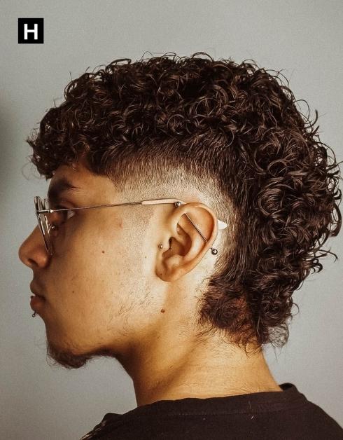 burst-fade-mullet-curly-hair Burst Fade Mullet Curly Hair