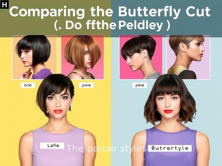 Comparing the Butterfly Cut to Other Popular Styles