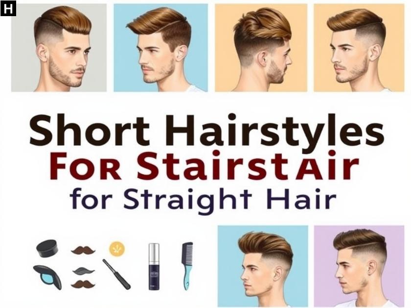 Short Hairstyles for Straight Hair & How to Style Them