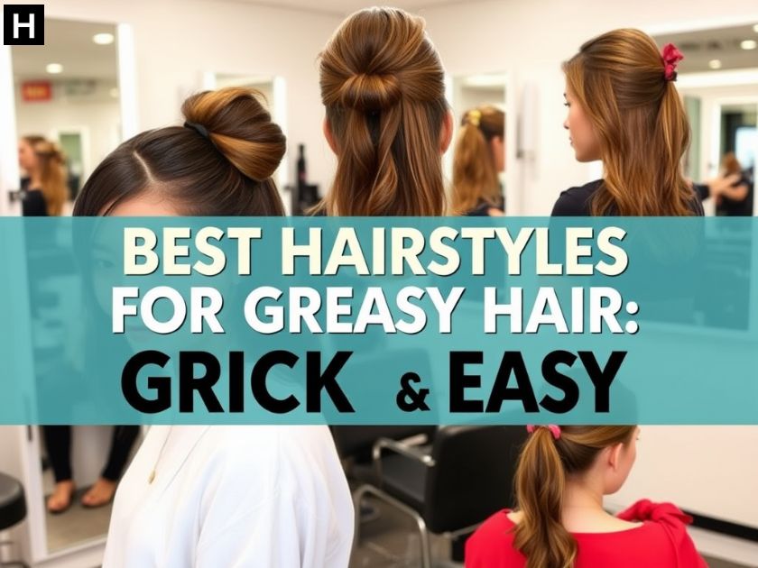 Best Hairstyles for Greasy Hair (Quick & Easy)